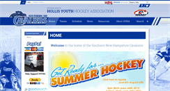Desktop Screenshot of cavaliershockey.org